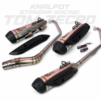 Knalpot model standar racing sport 1 cylinder vixion byson cb r15 megapro Tiger Mxking dll Mx king 1