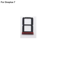 2PCS For Oneplus 7 New Tested Sim Card Holder Tray Card Slot one plus 7 Sim Card Holder Replacement Parts 1+7 Oneplus7