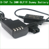 D-TAP To DMW-BLF19 Dummy Battery DMW-DCC12 DC Coupler for Panasonic DMC-GH3 GH4 DC-GH5 GH5S GH5 II G9 G9LGK