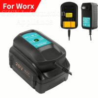 Lithium Battery Charger for Worx WA3520 W3575 WA3578 20V 18V Li-Ion Battery 2A Charger for Worx WA3742 WA3875 for Worx WA3742