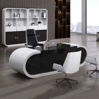 Fashionable furniture painted boss desk office desk simple modern executive office desk and chair