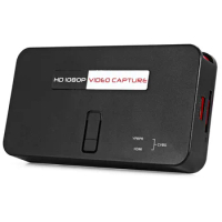 CVBS/HDMI Video Capture COnverter,capture video audio into USB Flash Disk or SD TF Card directly from HDMI/YPbPr, Free shipping