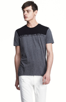 美國百分百【全新真品】Armani Exchange T恤 AX 短袖 上衣 T-shirt 亞曼尼 深灰 黑 Logo 文字 M號 F344