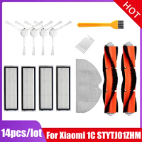 Main Brush Side Brush HEPA Filter Mop Cloth for Xiaomi Mijia 1T 1C STYTJ01ZHM Mi Robot Vacuum-Mop SKV4093GL parts Accessories