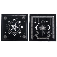 Square Flannel Tarot Altar Cloth Card Board Game Astrology for Oracle Card Pad Table Cover Card Mat Divination Tableclot