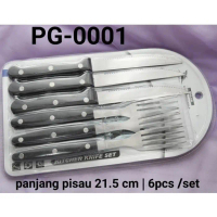 PG-0001 Kitchen pisau steak garpu set steak knife fork set Terlariss!!!!!!!