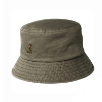 【KANGOL】WASHED BUCKET 漁夫帽(棕色)
