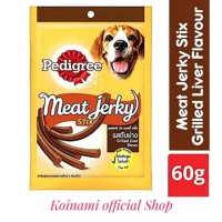 pedigree 60 gr meat jerky smoky liver (stix)
