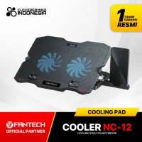 Fantech NC12 NC-12 Cooling Pad Cooler Laptop Notebook + Phone Holder