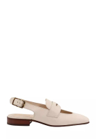 Tod's Leather slingback loafer - TOD'S - White