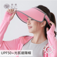 【PL Life】貝柔UPF50+光肌美顏遮陽帽(粉紅)