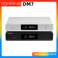 TOPPING DM7 Decoder ES9038Pro DAC Chip 8 Channel USB DAC 32Bit/192kHz DSD128 Native with Remote Control