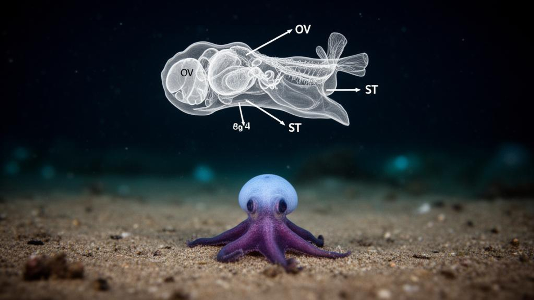 新種】ガラパゴス諸島の深海で新種の小型タコ「Microeledone