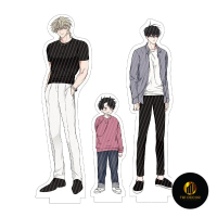 Mô Hình Standee Low Tide in Twilight Đêm Bên Bờ Biển Eu Ja ABO BL Manhwa Nhân Vật Taeju Euihyun Euiy