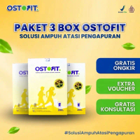 OSTOFIT 3 BOX Susu Herbal No.1 - Solusi Tepat Atasi Asam Urat & Nyeri Sendi Dengan Bahan Herbal Alam