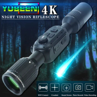 Yubeen 4K Digital Night Vision Scope HD Sony Sensor 4 Cores Tactical Sight Hunting Smart Optical Sight Airsoft gun Riflescope