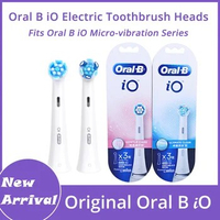 Original Oral B Brush Head Replacement for Oralb iO8 IO9 Electric Toothbrush Soft Bristles Adults Oral Health Gum Care 3Pcs/Pack