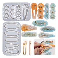 Kẹp Tóc, HENGy, Khuôn Đúc Resin Epoxy Khuôn Resin Silicon, Khuôn Trang Sức Silicon, Để Làm Kẹp Tóc V