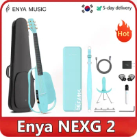 Enya NEXG 2 Basic Acoustic-Electric Guitar Carbon Fiber Travel Guitar Smart Acustica Electric Guitarra for Adults with 50W