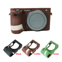 Nice Camera Video Bag For Sony A6500 Alpha a6500 Silicone Case Rubber Camera case Protective Body Cover Skin