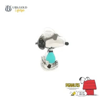 UBS Gold Liontin Emas Peanuts Snoopy Charmee - C9m0007 - 17k White Black Gold