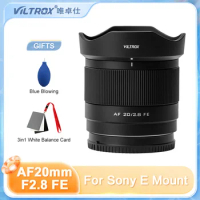 Viltrox 20mm F2.8 Sony E Lens Full Frame Large Aperture Ultra Wide Angle Auto Focus Camera Lens For 