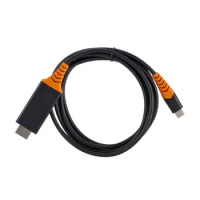 2m 6.5Ft USB C Type-C Male to HDMI Male 4K Cable Adapter Type C HDMI Thunderbolt 3 for HUAWEI MATE Macbook pro Samsung galaxy S9