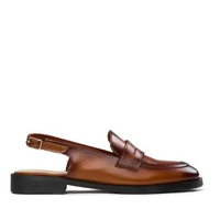 Prabu - Cleo Brown Sepatu Sandal Wanita - Cokelat 36