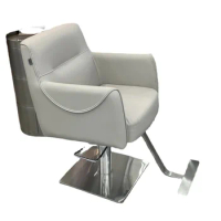 Beauty Professional Barber Chair Luxury Rotating Foot Therapy Barber Chair Armrest Chair Styling Barber Furniture