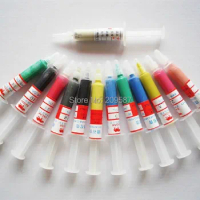 12pcs 5 gram Diamond Polishing Lapping Paste Compound Syringes 0.5 to 40 Micron