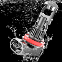 2 unit mentol lampu hadapan LED kereta 9005 HB3 9006 H8 H9 HB4 120W 6000K 20000LM
