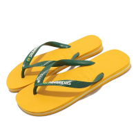 【havaianas 哈瓦仕】拖鞋 Brasil Logo 男鞋 黃 綠 巴西 國旗 夾腳拖 人字拖 哈瓦仕(41108501740U)
