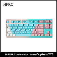 NPKC Cherry pbt keycaps 108 key For mechanical keyboard gk61 anne pro 2 redragon fizz k617 bm60