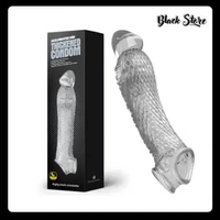 SAFE SILICONE HITAM PANJANG UNTUK PELINDUNG DAN ALAT SAMBUNG PRIA DEWASA NON GETAR