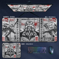 Hot EVA Large Mouse Pad Neon Genesis Evangelion Unit-01 Rei Ayanami Asuka Shinji Ikari Keyboard Mat