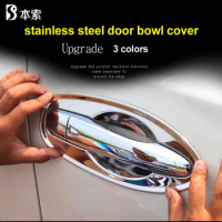 Car styling door handle cover door handle bowl trim fit for x-trail t32 xtrail 2014-2021 stainless steel accessories