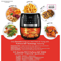 COSTCO好市多代購~現貨 瘋狂搶購Gourmia 數位氣炸鍋5.7公升GAF698TW(1入)127999