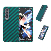 Hot Real Aramid Fiber Color Carbon Phone For Samung Galaxy Z Fold 4 Fold4 Ultra Thin Z Fold 3 Fold3 Full Case Cover
