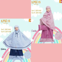 Nibras Mukena Anak NMA 13 Bahan Katun Jepang Model Terbaru Mukena Lebaran