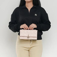 Tas CHRISTIAN DIOR MY DIOR MINI PINK CANNAGE LAMBSKIN CHAIN SHOULDER BAG 100% ORIGINAL 20X3X10CM