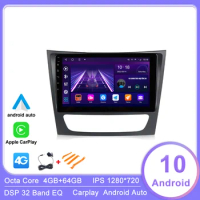 9'' Android 10 Car Multimedia Player Stereo Radio for Mercedes Benz E Class S211 W211 CLS Class C219 Navigation Carplay DSP IPS