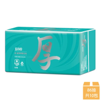 MAY FLOWER 五月花 舒敏厚棒抽取式衛生紙 86抽x10包/串