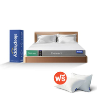 SleepHappy ที่นอนยางพาราธรรมชาติแท้ 100% รุ่น Element Deluxe ฟีลนุ่ม นอนสบาย สไตล์ญี่ปุ่น 3.5 ฟุต หน