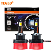 2PCS 2023 TEGEO D2S Led Headlight Super Bright 40000LM 110W D1S D3S Canbus LED Bulbs CSP D4R D2R D4S Car LED Lamps 6000K White