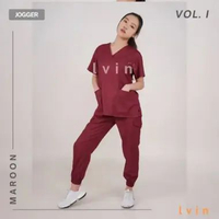 [ Lvin ] Vol I - Baju OKA Joger / Baju Jaga / Set Baju Celana Jaga Oka / Dokter Lengan Pendek / Baju