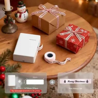 NIIMBOT N1 Printer Label Pita Satin, Pembuat Label, Printer Stiker Nama untuk Buket Hadiah, Printer 