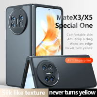 Cover For Huawei Mate X3 X5 Luxury Matte Transparent Armor Phone Case For Huawei Mate X 3 5 Acrylic Shockproof Bumper Funda
