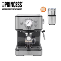 PRINCESS荷蘭公主 不鏽鋼義式濃縮咖啡機 249416