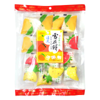 【惠香】法式水果味雪花餅156gX3包(一包內有草莓/芒果/鳳梨三種口味)