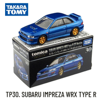 Takara Tomy Tomica Premium TP SUBARU IMPREZA WRX TYPE R Scale รถรุ่น  Collection เด็ก Xmas ของขวัญของเล่นสำหรับของเล่นเด็ก